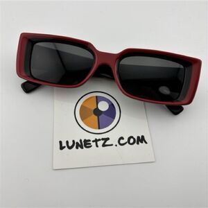 Cutler & Gross 1368 Red Women's Rectangular Sunglasses